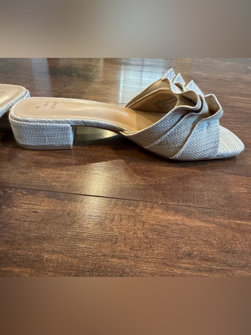 A New Day Cream Ruffle Sandals - Picture 4 of 8